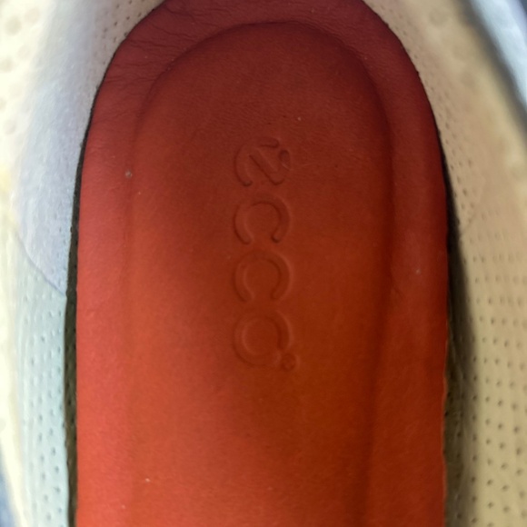 Ecco Grey Blue Leather Rubber Outsole Flats size EUR 41, US 10.5 - Picture 16 of 16